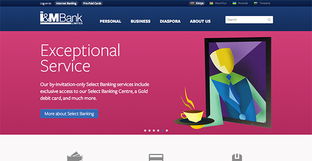 An exceptionally well designed banking site.